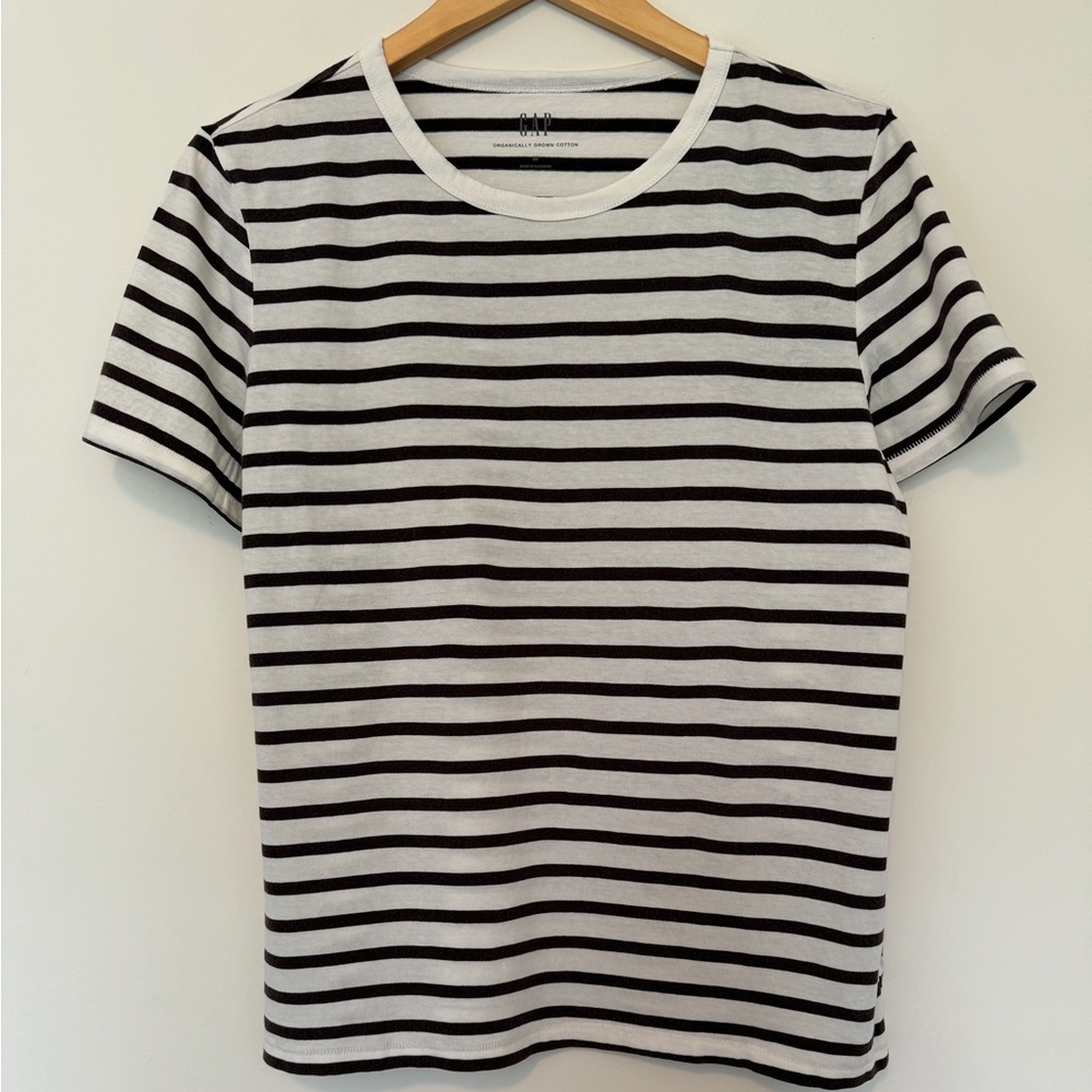 Gap Organic Cotton Stripe Crewneck T-Shirt - Picture 5 of 8